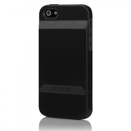 Incipio Stashback for iPhone 5 - Black/Black