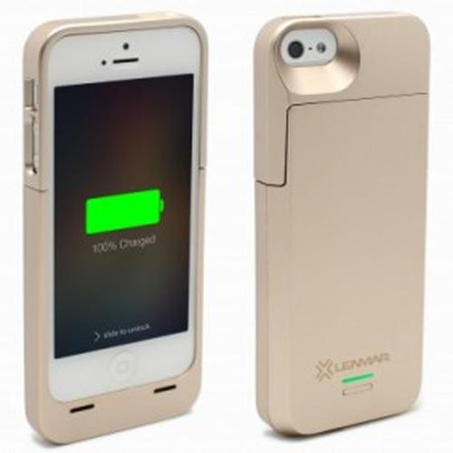 Lenmar Meridian Power Case for iPhone 5 - Gold