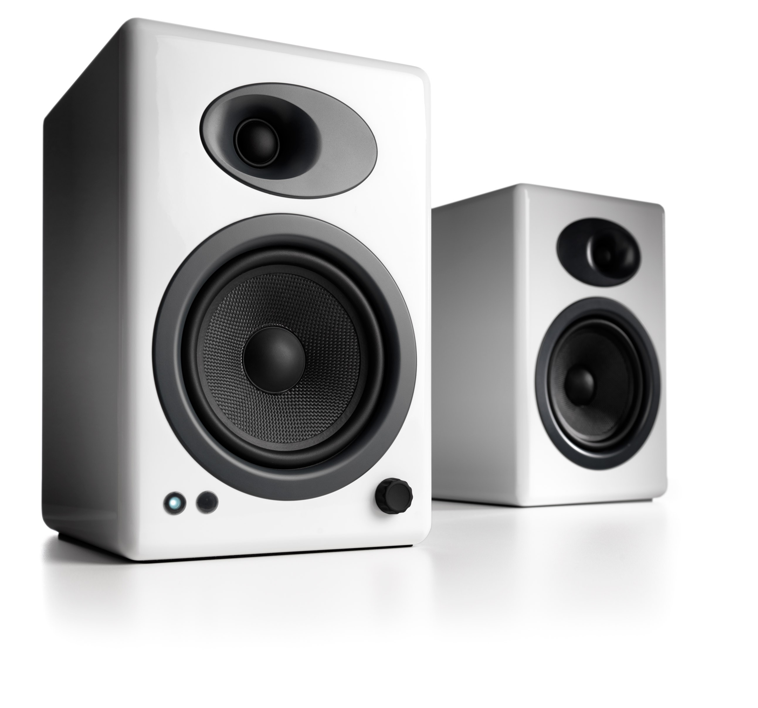 Audioengine A5+ Bookshelf Speakers, White