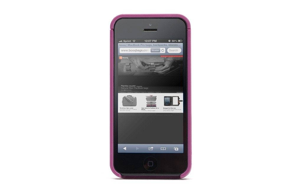 Booq Fibre Snapcase in Purple