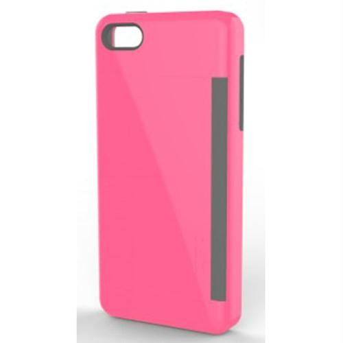 Incipio STOWAWAY for iPhone 5c - Pink/Gray