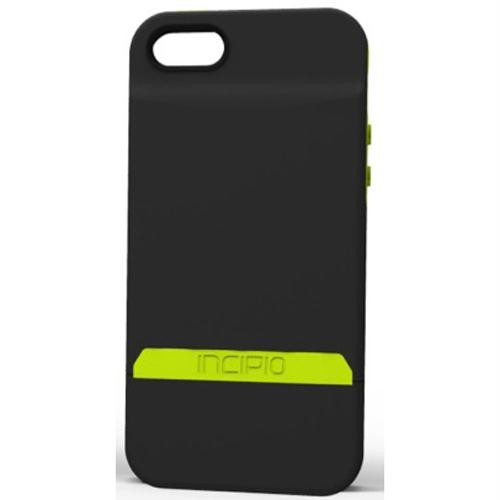 Incipio STASHBACK for iPhone 5s - Black/Lime
