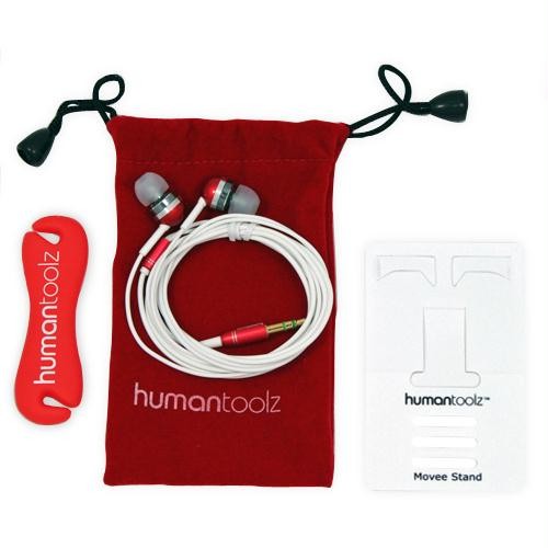 Human Toolz Sound Budz XST In-Earphones, Red