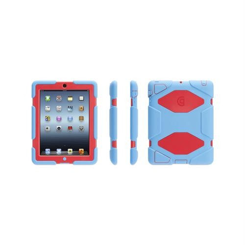 Griffin Survivor for iPad 2/3/4 - Red/Blue