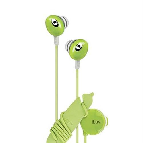 iLuv The Bean: Earphone w/ Volume - Green