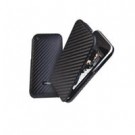 XGear iPhone 4 Flip Jack Carbon Fibre look Case