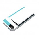 Incipio Stowaway for iPhone 5 - White/Cyan