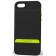 Incipio STASHBACK for iPhone 5s - Black/Lime