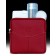 MacCase Premium Leather Accessory Pouch - Red