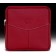 MacCase Premium Leather Accessory Pouch - Red